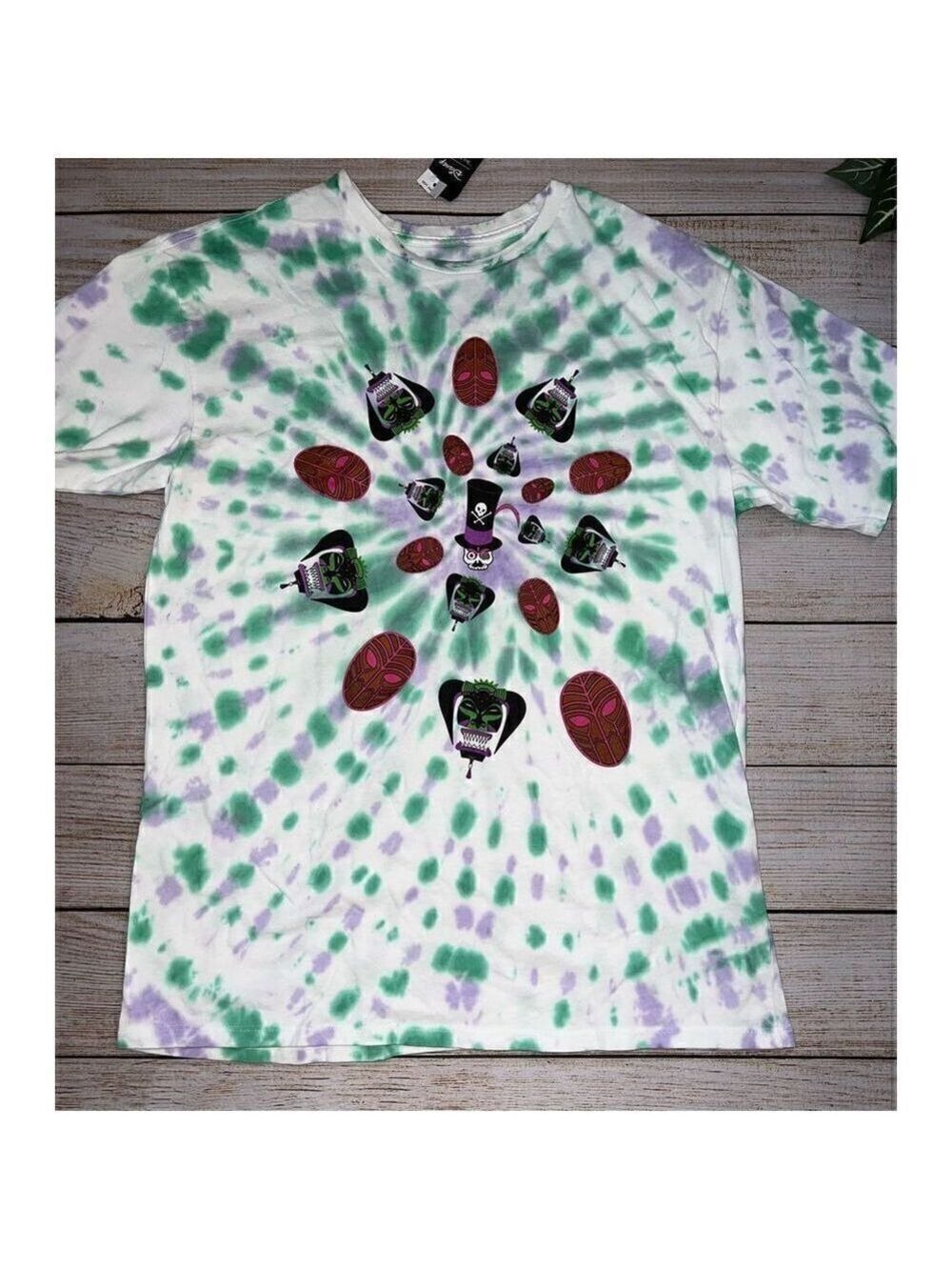 Our Universe Disney The Princess and the Frog Dr. Facilier Voodoo Tie-Dye T-Shir